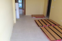 Instalación de suelo de tarima