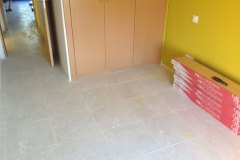 Instalación de suelo de tarima